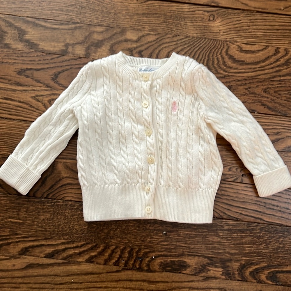 Ralph Lauren Baby Cable Knit Cardigan